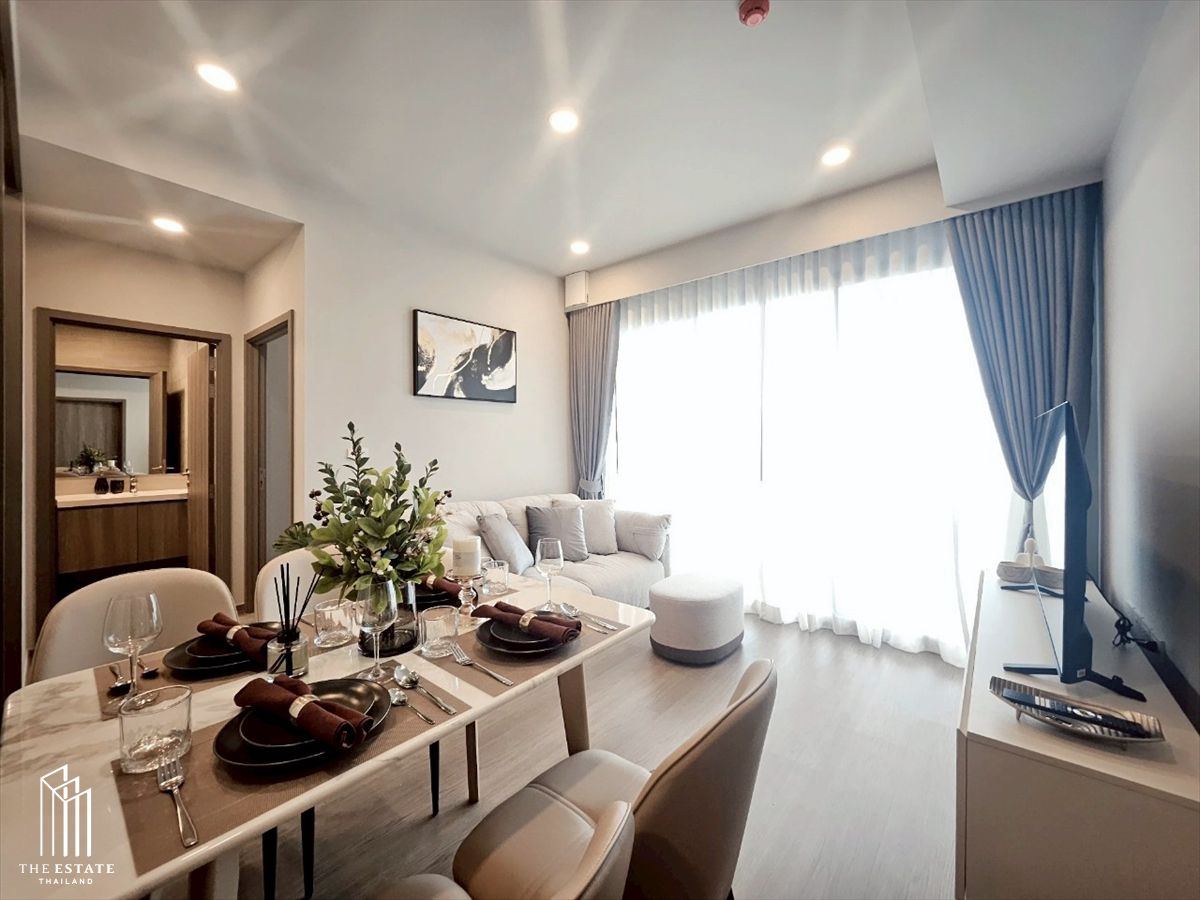 For RentCondoBangna, Bearing, Lasalle : For Rent Whizdom The Forestias (Destinia) wide room Watching a spacious, 30 rai of forest garden@40,000 Baht