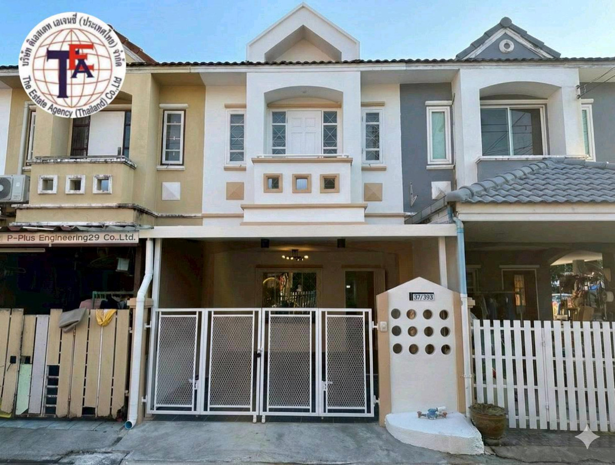 For SaleTownhomeNawamin, Ramindra : 2 -storey townhouse for sale, KZ Ram Inthra Village 3 Hathairat 39, Three Western, Khlong Sam Wa, Kanchanaphisek Ring Road, Khu Bon Ramintra, Chatuchot, Pink Ram Inthra 109, Phraya Suthi Panya Intra Fashion Island Safari World Hospital