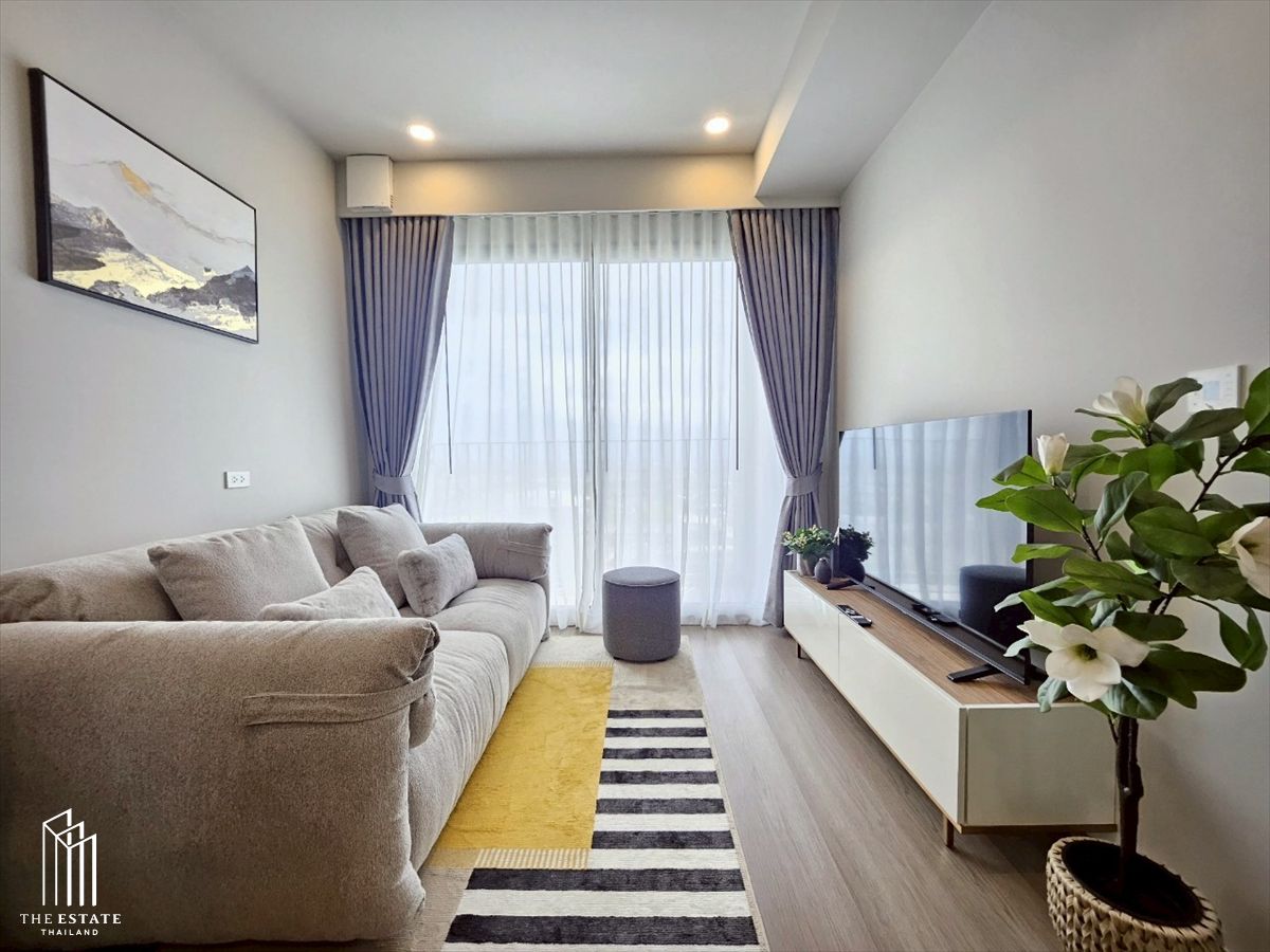 ให้เช่าคอนโดบางนา แบริ่ง ลาซาล : For rent Whizdom The Forestias (Destinia) 1 ห้องนอนขนาดใหญ่ 40.7 sq.m. ได้วิวฝั่งสนามบินสุวรรณภูมิ @30,000 Baht