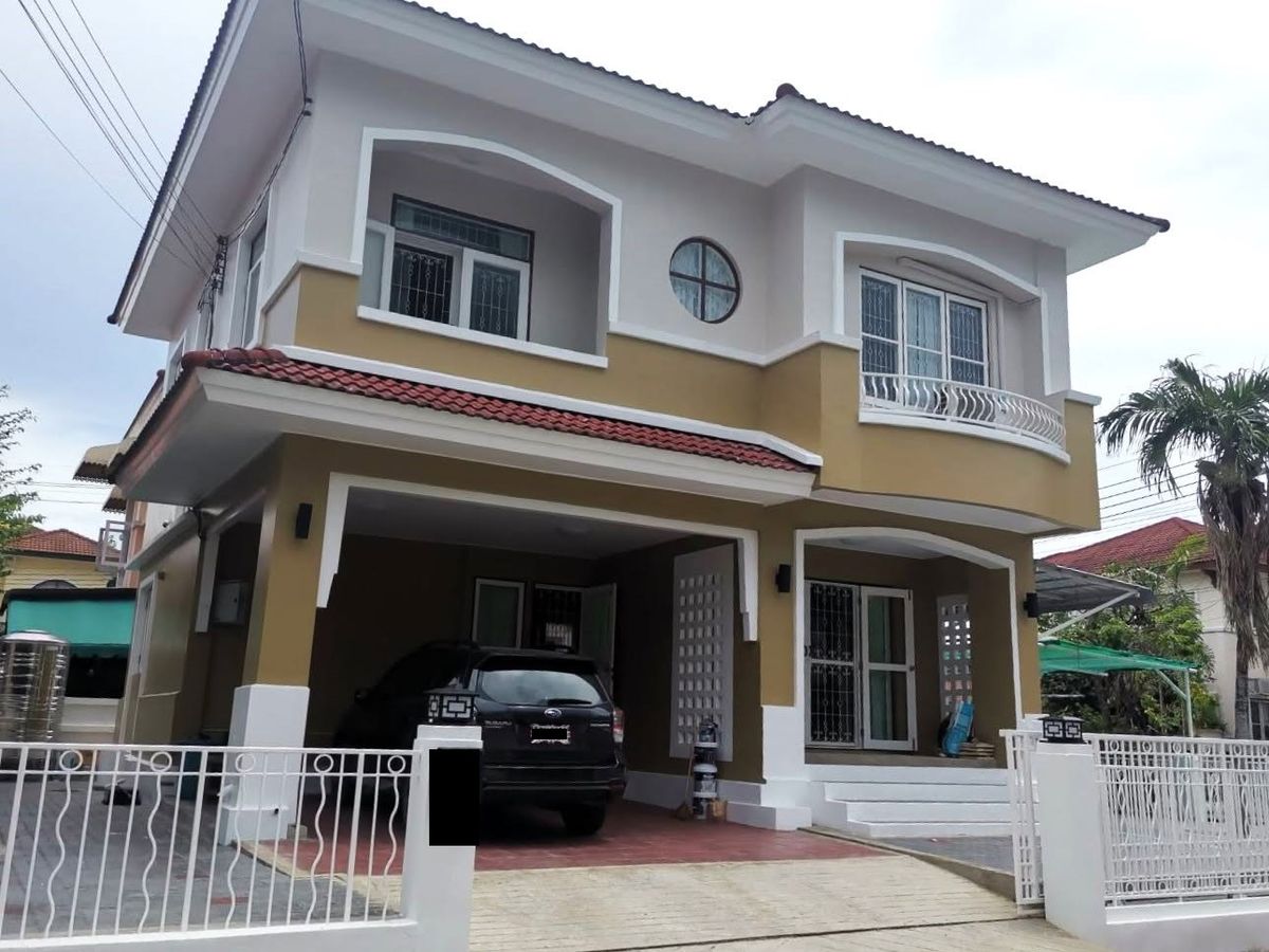 ให้เช่าบ้านสมุทรปราการ สำโรง : ให้เช่า หลังมุม 70ตรว 3นอน3น้ำ บ้านเดี่ยว 2 ชั้น ชัยพฤกษ์ เทพารักษ์  