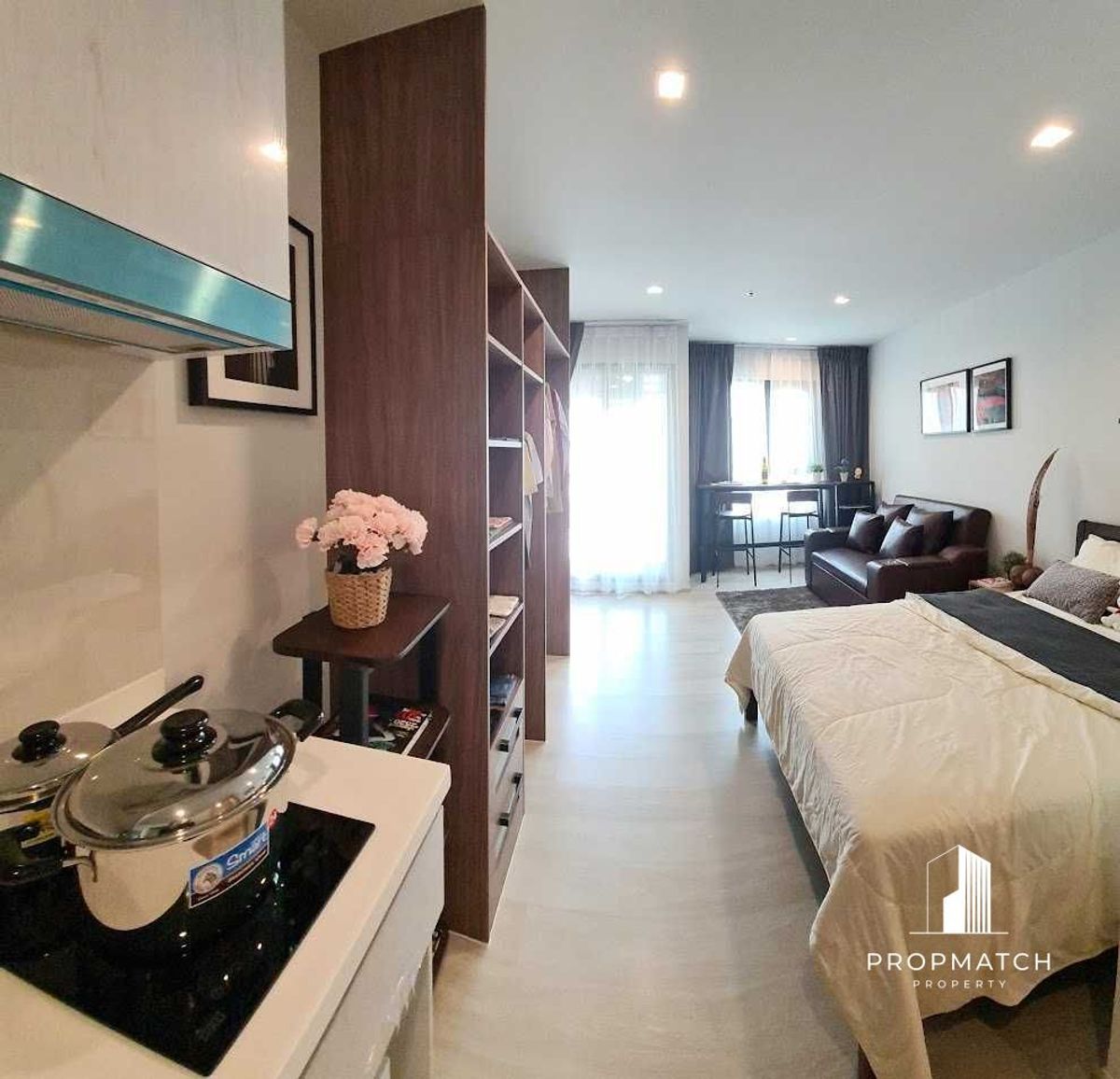 ให้เช่าคอนโดวิทยุ ชิดลม หลังสวน : ✨Flash Deal ✨Life One Wireless( Studio 1Bed 1Bath 28.29SQM.) แต่งครบพร้อมอยู่ !! เพียง 19,000บาทต่อเดือน Tel.0981315848 @propmatch