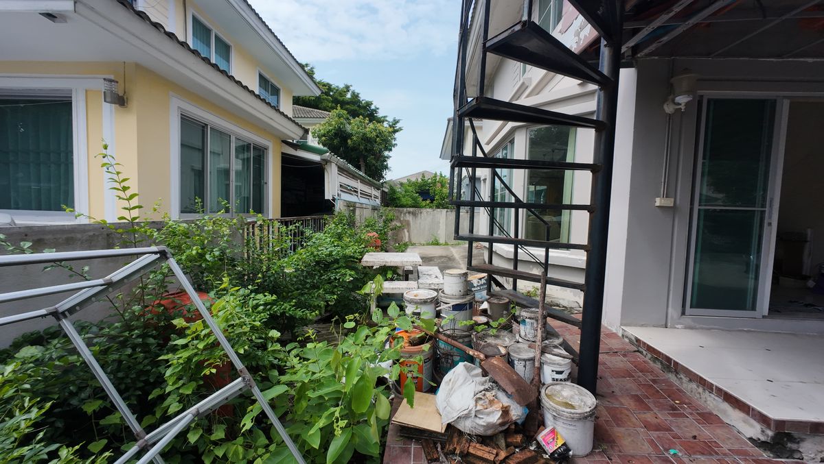 For SaleHouseRama 2, Bang Khun Thian : No more than this! Detached house, renovated, adding value, very good location! “2 botanical houses, crossing Rama 2