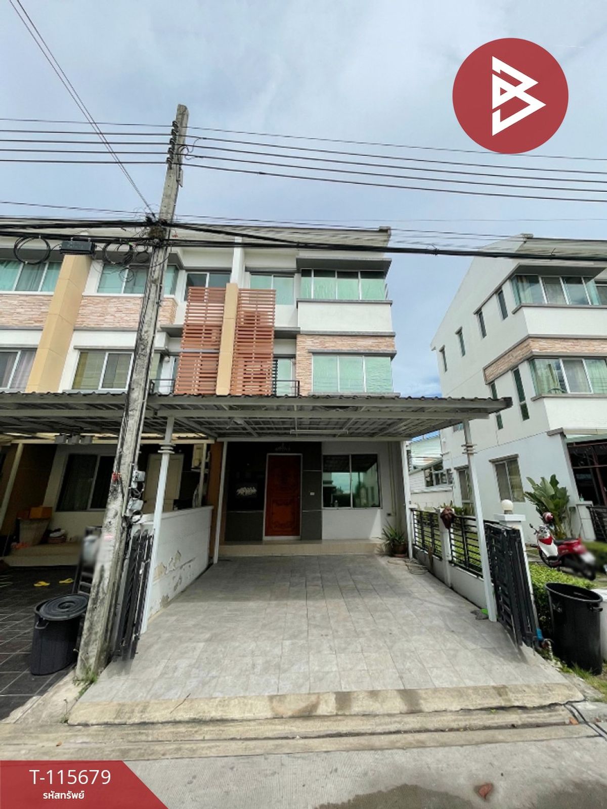 ขายทาวน์โฮมสมุทรปราการ สำโรง : ขายทาวน์เฮ้าส์ หมู่บ้านทาวน์พลัส เทพารักษ์ (TownPlus Thepharak) บางพลี สมุทรปราการ