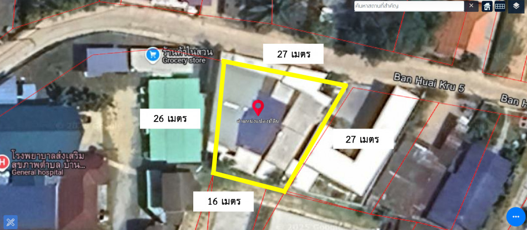 ขายที่ดินพัทยา บางแสน ชลบุรี สัตหีบ : ขายที่ดินพร้อมโรงงานและโกดัง 142 วา ติดถนนใหญ่บ้านห้วยกรุ 5 ใกล้อ่างเก็บน้ำบางพระ ศรีราชา