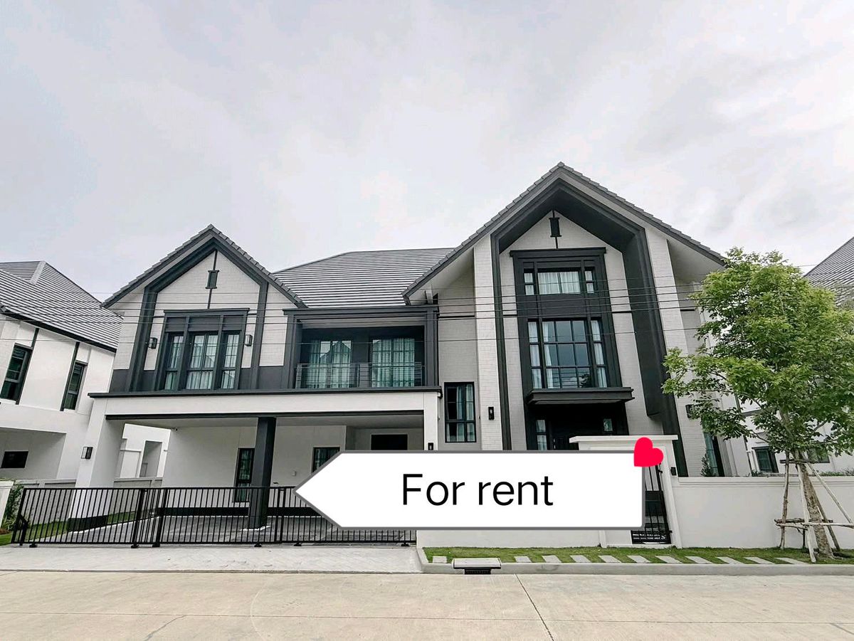 ให้เช่าบ้านบางนา แบริ่ง ลาซาล : 🔥🔥 Luxury House for Rent The City  Bangna 2🔥🔥 Nearby Mega bangna