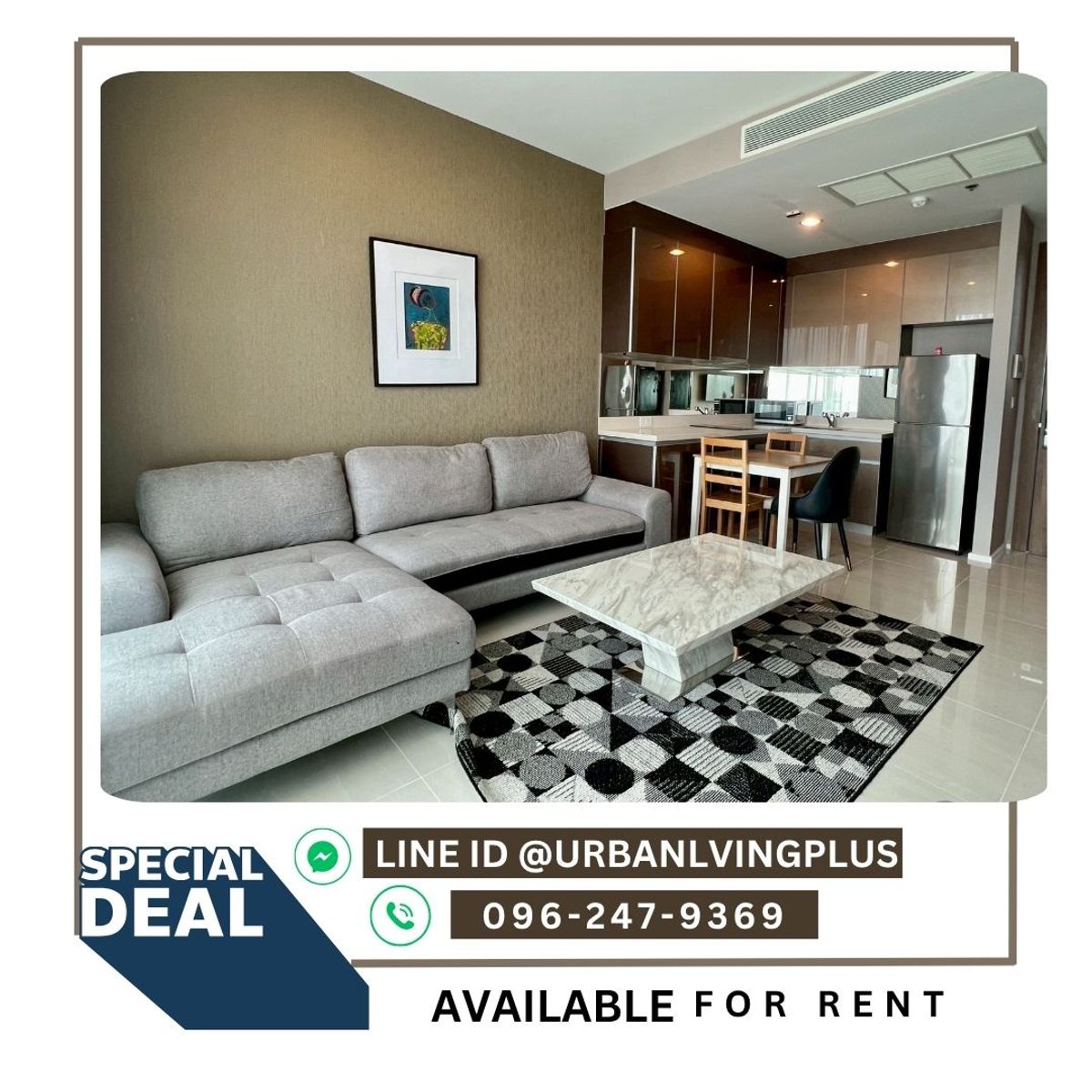 For RentCondoSathorn, Narathiwat : ( U20250702100 ) Tel/Line 096-2479369 FOR RENT !! MENAM RESIDENCE 1 Bedroom 1 Bathroom 51 Sq.M. , River View, ready to move in !!