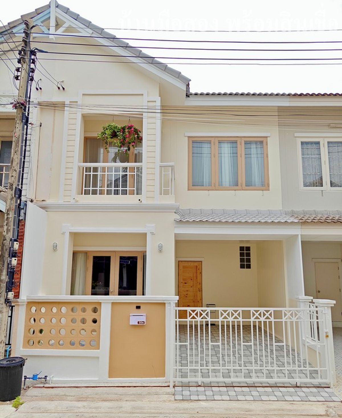 ขายทาวน์โฮมปทุมธานี รังสิต ธรรมศาสตร์ :  บ้านฟ้าปิยรมย์ เรือนพนา เฟส 5 ถนน ลำลูกกา
