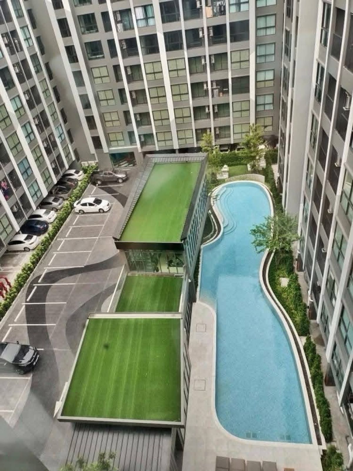 For SaleCondoChokchai 4, Ladprao 71, Ladprao 48, : 🧳The Excel Ladprao -Sutthisan, the room on the 8th floor (top) is quiet.