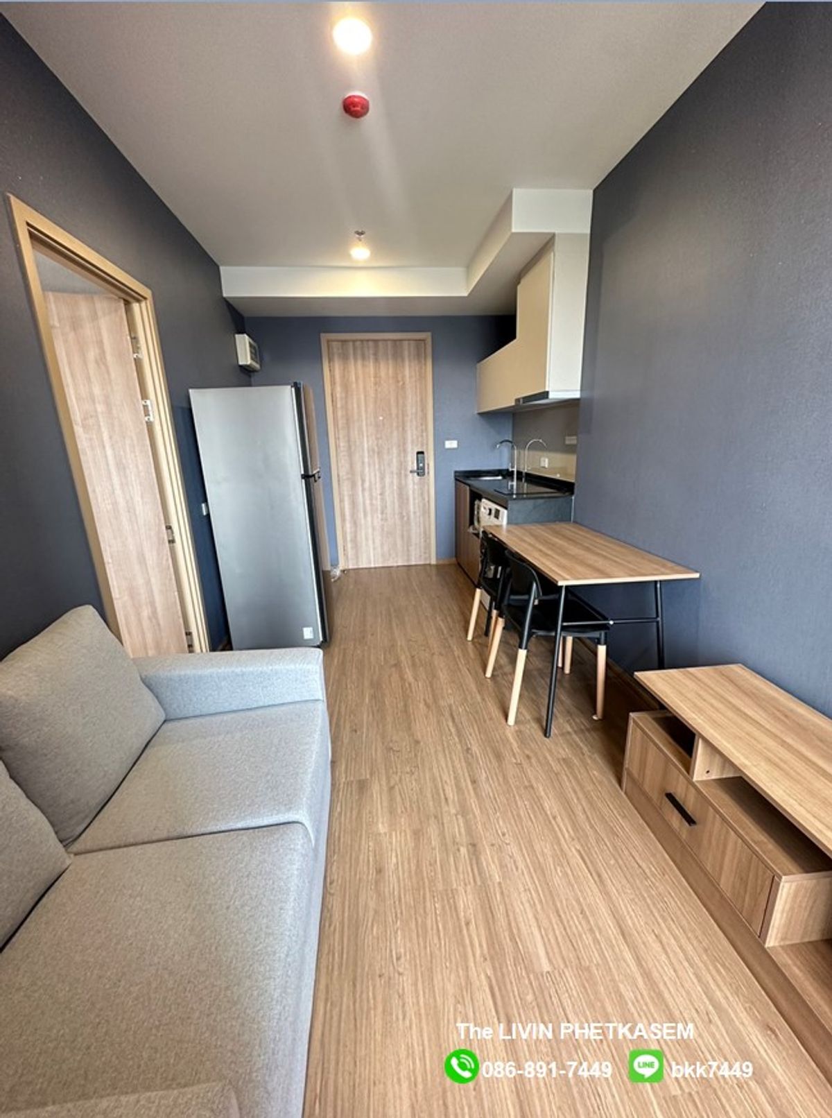 ให้เช่าคอนโดบางแค เพชรเกษม : ✅✅For RENT -The LIVIN Phetkasem I MRT Phasi Charoen  One Bed 32 Sq.m.  -Fully Furnished and Electric Appliance