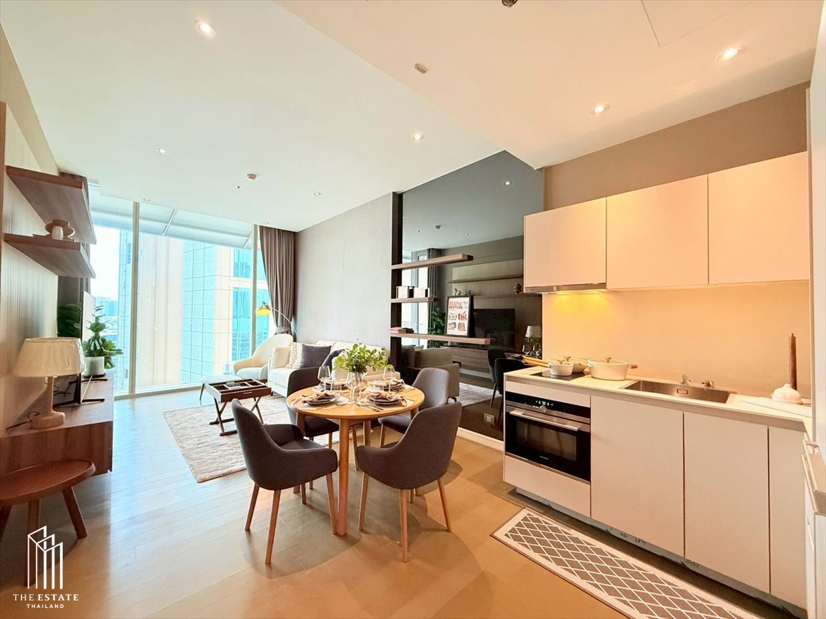 ให้เช่าคอนโดวิทยุ ชิดลม หลังสวน : For rent Magnolias Ratchadamri Boulevard ใกล้ BTS ราชดำริ ตกแต่งสวยงาม @50,000 Baht