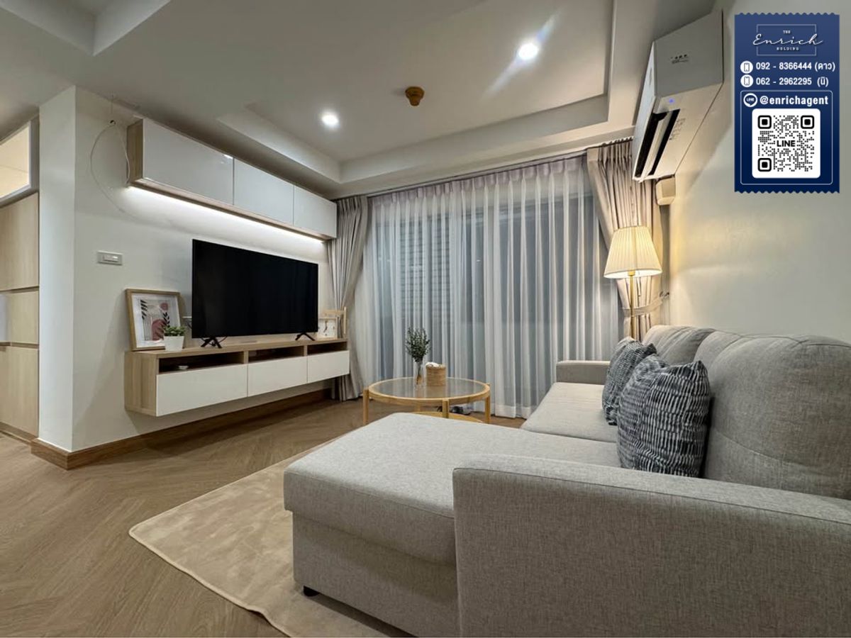 CondoRama9, Petchburi, RCA : 💙 For rent, Sun Palace Condominium renovated new 💙 Tel. 092-8366444 // Line ID: @enrichagent