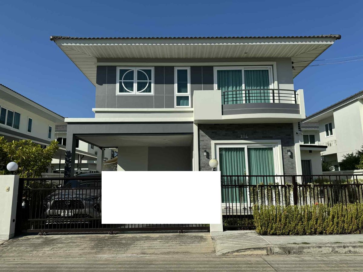 ขายบ้านสมุทรปราการ สำโรง : ฟรีโอน 62.6ตรว 5นอน3น้ำ บ้านเดี่ยว 2 ชั้น ศุภาลัย ปาล์มสปริงส์ เทพารักษ์