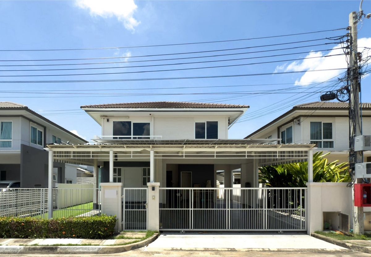 ให้เช่าบ้านลาดกระบัง สุวรรณภูมิ : ให้เช่าบ้านเดี่ยว2ชั้น 3นอน โครงการมัณฑนา วงแหวน–อ่อนนุช 3 