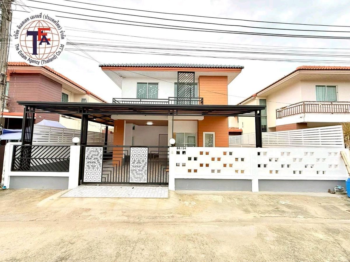 ขายบ้านมีนบุรี-ร่มเกล้า : ขายบ้านเดี่ยว 2 ชั้น หมู่บ้านเพ็ญศิริเพลส สุวินทวงศ์ 45 หนองจอก ตำผักชี ตลาดมีนบุรี คุ้มเกล้า ตลาดหนองจอก  รถไฟฟ้าสีส้ม-สีชมพู แฟชั่นไอส์แลนด์  รร.สารสาสน ์รร.อินเตอร์คิด รร.สินแพทย์ รพ.นพรัตน์ ม.เทคโนโลยีพระจอมเกล้า สนามบินสุวรรณภูมิ รามอินทรา