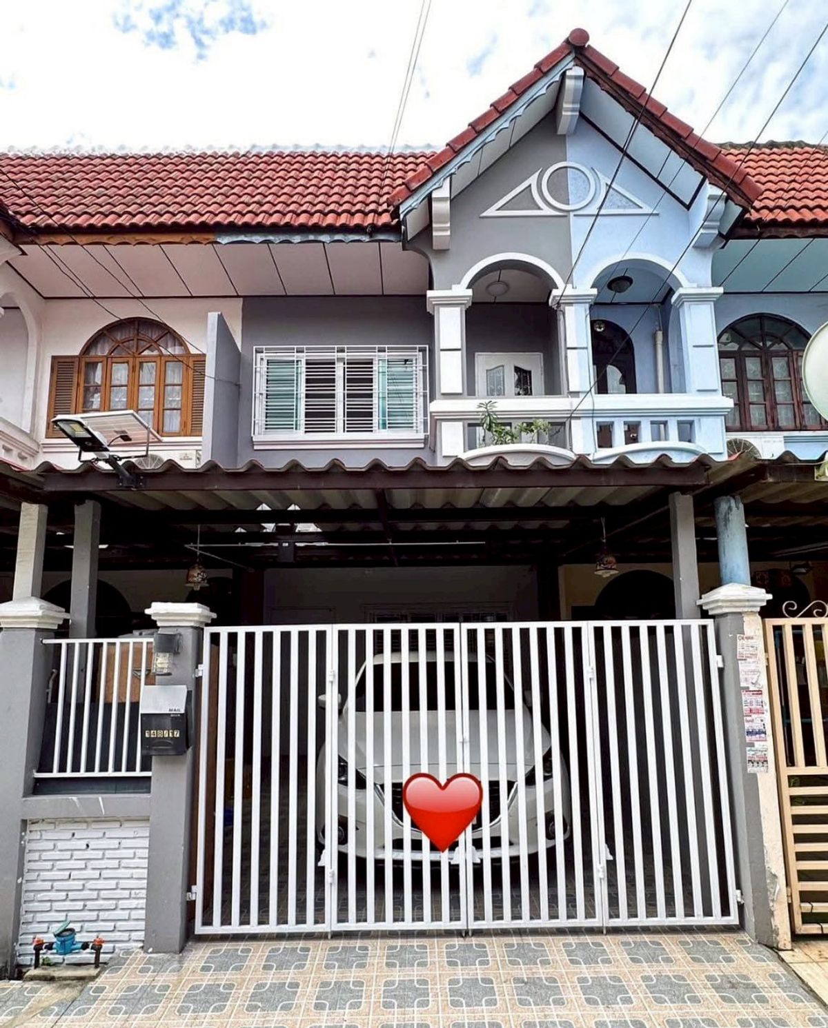 For SaleTownhomeKasetsart, Ratchayothin : 2 -story townhouse for sale, Sena Villa Village, area 16 square meters, 2 bedrooms, Soi Khubon 27, Intersection 52, Tha Raeng Subdistrict, Bang Khen District, Bangkok