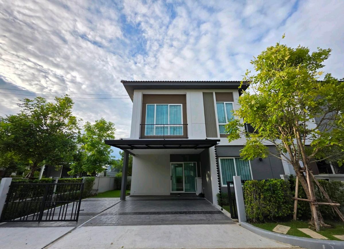 ให้เช่าบ้านลาดกระบัง สุวรรณภูมิ : บ้านใหม่ให้เช่า! ไม่เคยมีใครอยู่ โครงการ Grand Pleno พระราม 9 - มอเตอร์เวย์ ✨️🏡