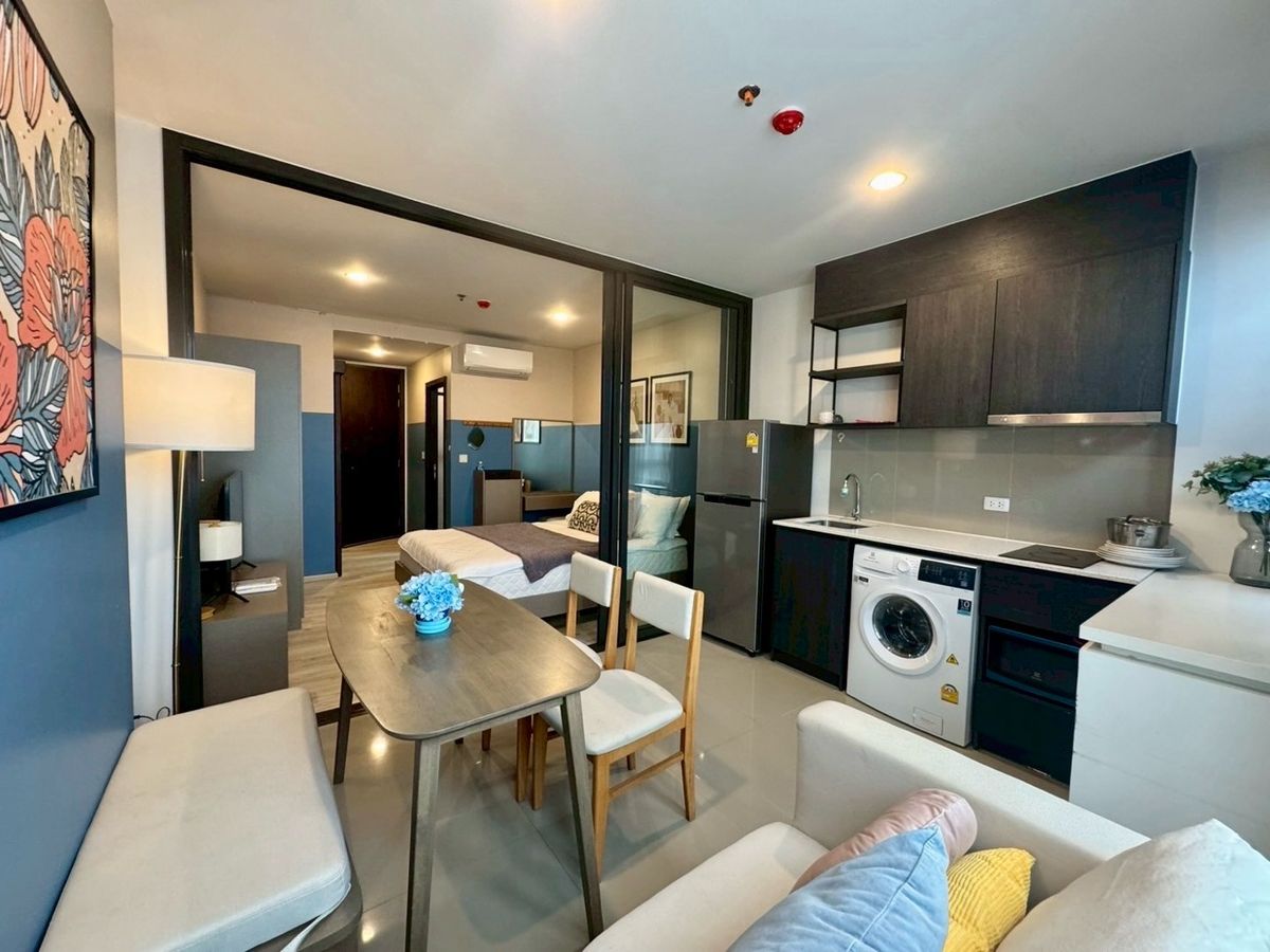 ให้เช่าคอนโดรัชดา ห้วยขวาง : 🌿XT Huaikhwang🌿เอ็กซ์ทีห้วยขวาง (1Bed 1Bath 30 Sqm.) ห้องสวยส่วนกลางครบ ▫️เช่าเพียง 16,500/เดือน▫️แอดไลน์สอบถามห้องว่าง Line : @sanhaproperty