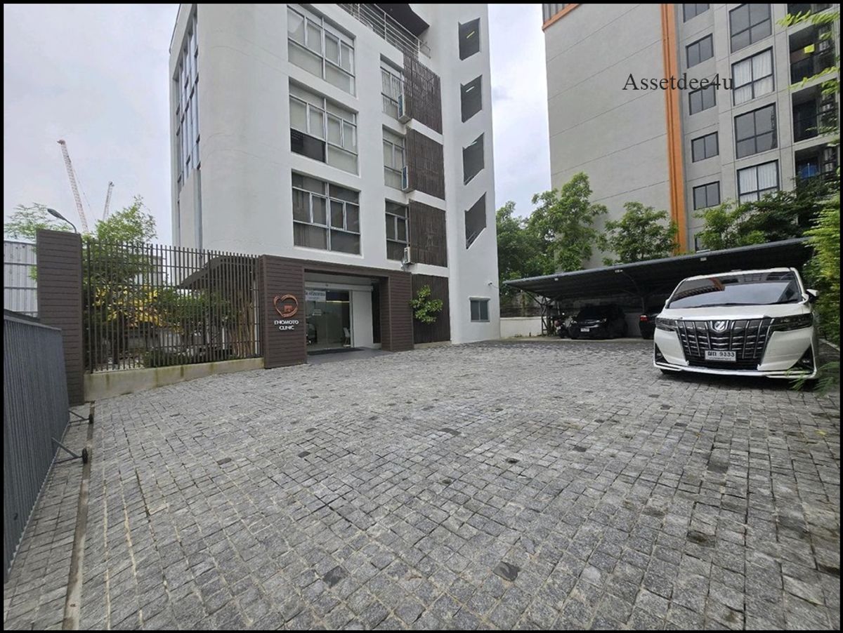 For RentHome OfficeOnnut, Udomsuk : AT240 for rent, home office, 4 -story townhome behind the corner of Soi Udomsuk, Rawipha, Sukhumvit 103, 10 air conditioners.