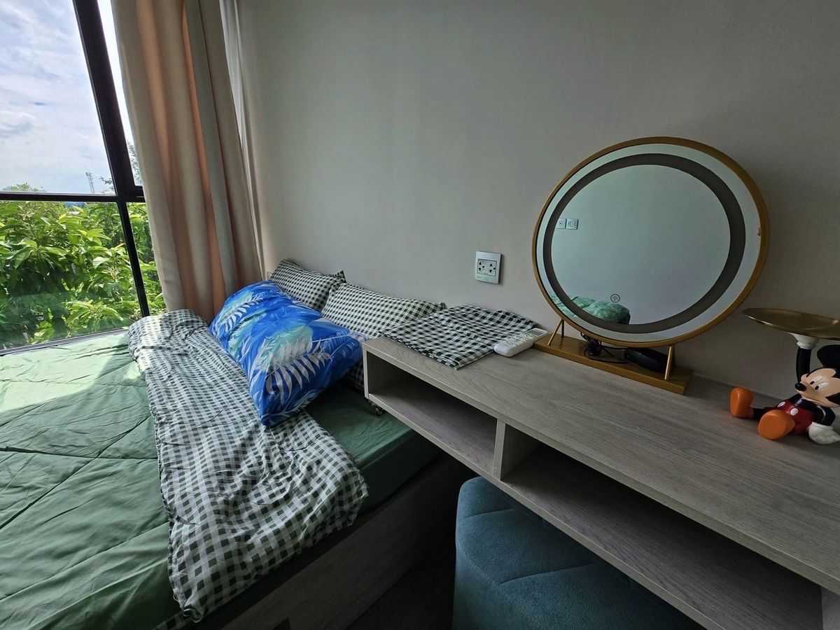 For RentCondoBangna, Bearing, Lasalle : Rent ATMOZ Tropicana Bangna Floor: 4 Building: C Room Size: 27 sq. M. Price: 12,000 baht. Nearby places: Yellow Line