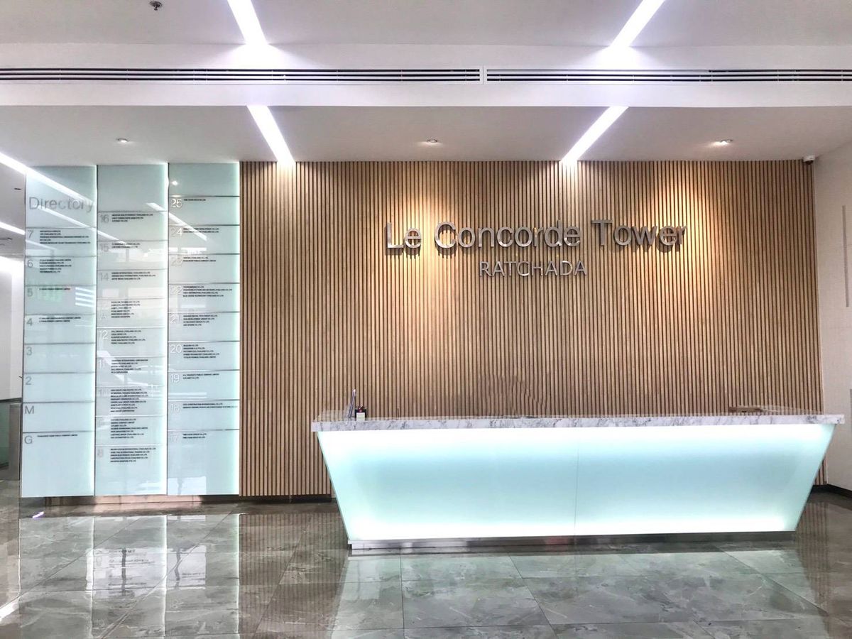 ให้เช่าสำนักงานรัชดา ห้วยขวาง : ให้เช่า พื้นที่สำนักงาน Jubilee  Prestige Tower (เลอ คองคอร์ด ทาวเวอร์) ใกล้ MRT ห้วยขวาง ชั้น 10 เนื้อที่ 102 ตร.ม. ค่าเช่า 76,500 บาท*/เดือน