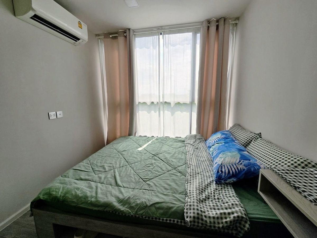 For RentCondoBangna, Bearing, Lasalle : Rent ATMOZ Tropicana Bangna Floor: 4 Building: C Room Size: 27 sq. M. Price: 12,000 baht. Nearby places: Yellow Line