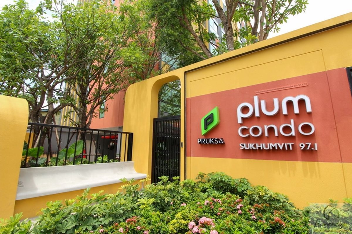 ขายคอนโดอ่อนนุช อุดมสุข : ขายพร้อมผู้เช่า พลัมคอนโด สุขุมวิท 97.1 Plum Condo Sukhumvit 97.1  ✅ ใกล้ BTS บางจาก 550 เมตร