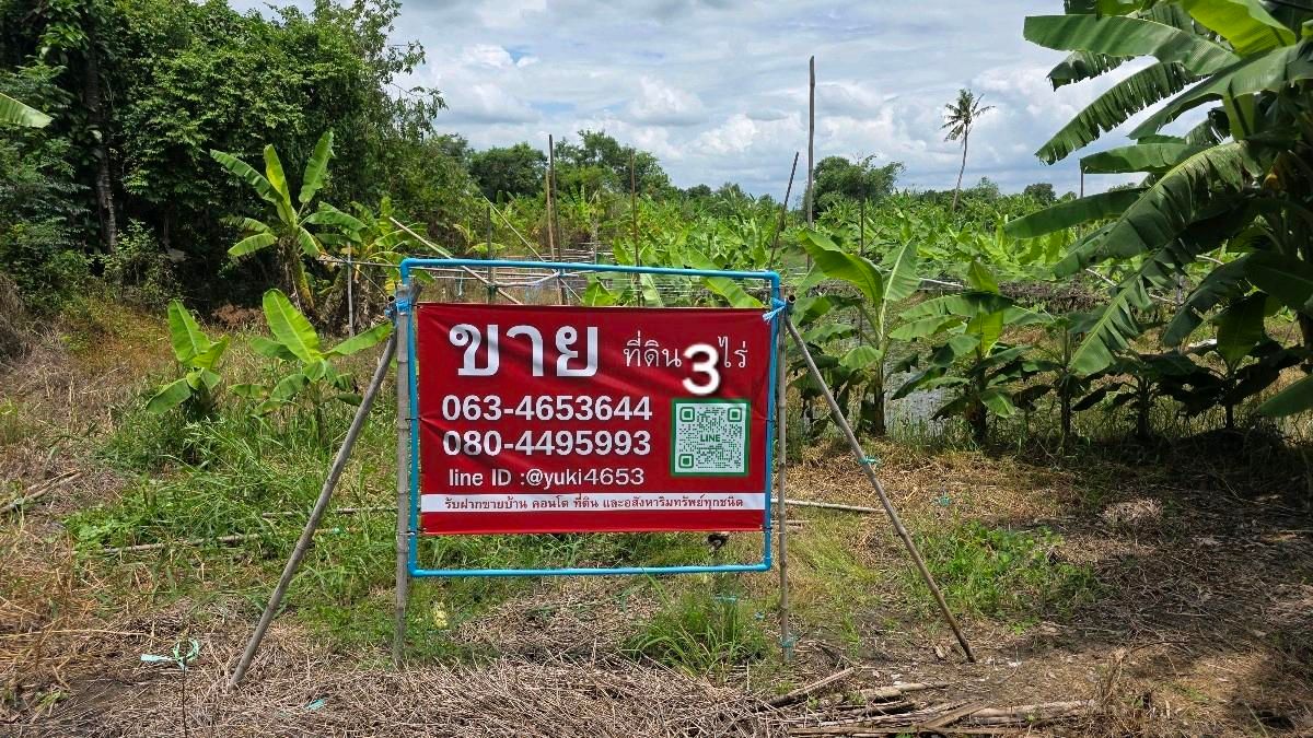 ขายที่ดินปทุมธานี รังสิต ธรรมศาสตร์ : ขายที่ดิน 3 ไร่ คลอง13 ปทุมธานี