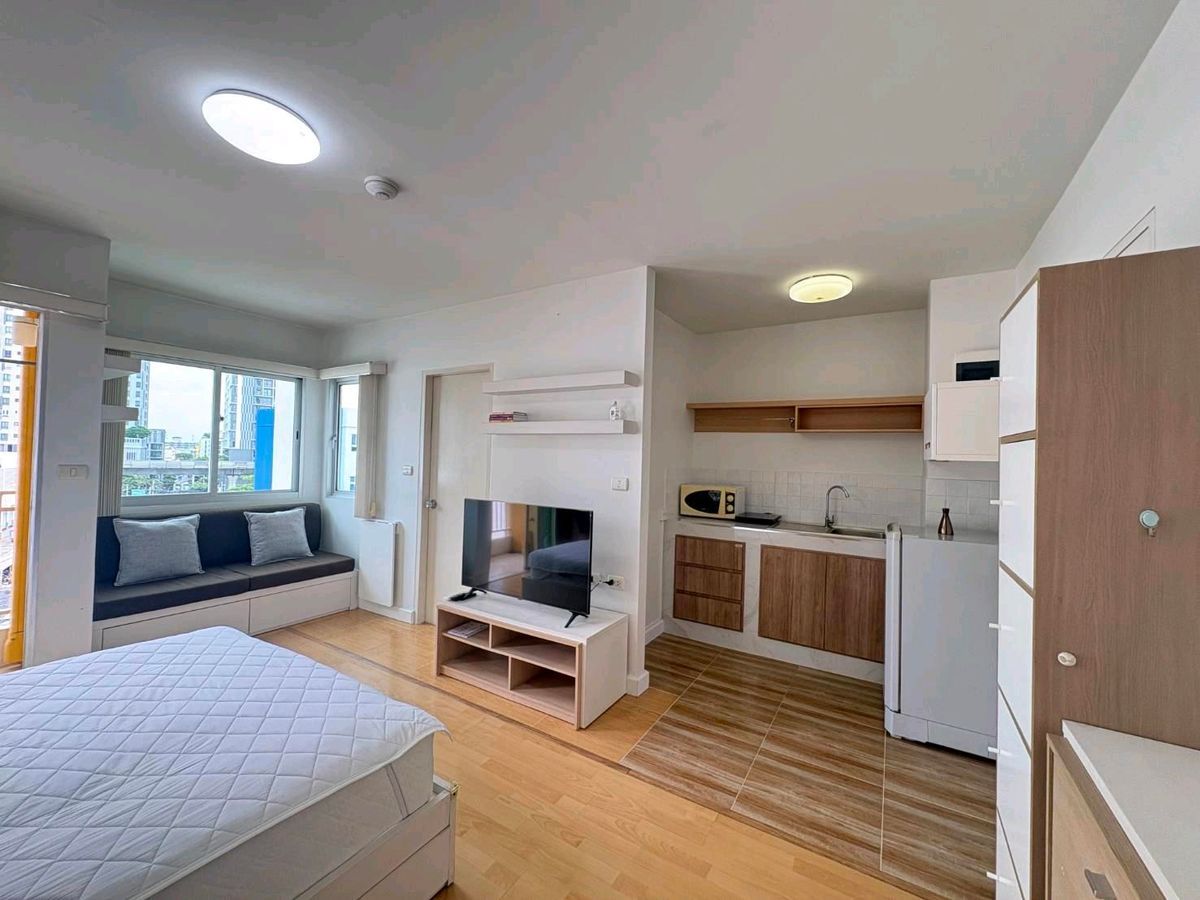 For RentCondoOnnut, Udomsuk : ✨ Beautiful room, condo, condo, Sukhumvit 52, 24 sqm, 7th floor, only 10900 baht 🏡💖