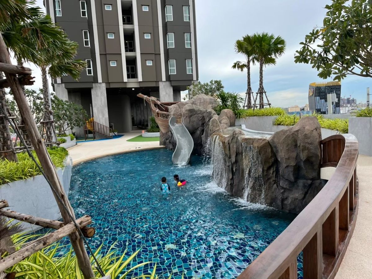 For RentCondoRamkhamhaeng, Hua Mak : 🎉 Rent! Supalai Veranda Ramkhamhaeng 🎉 Studio room, size 30 sq.m., high level, good wind, do not have a building!