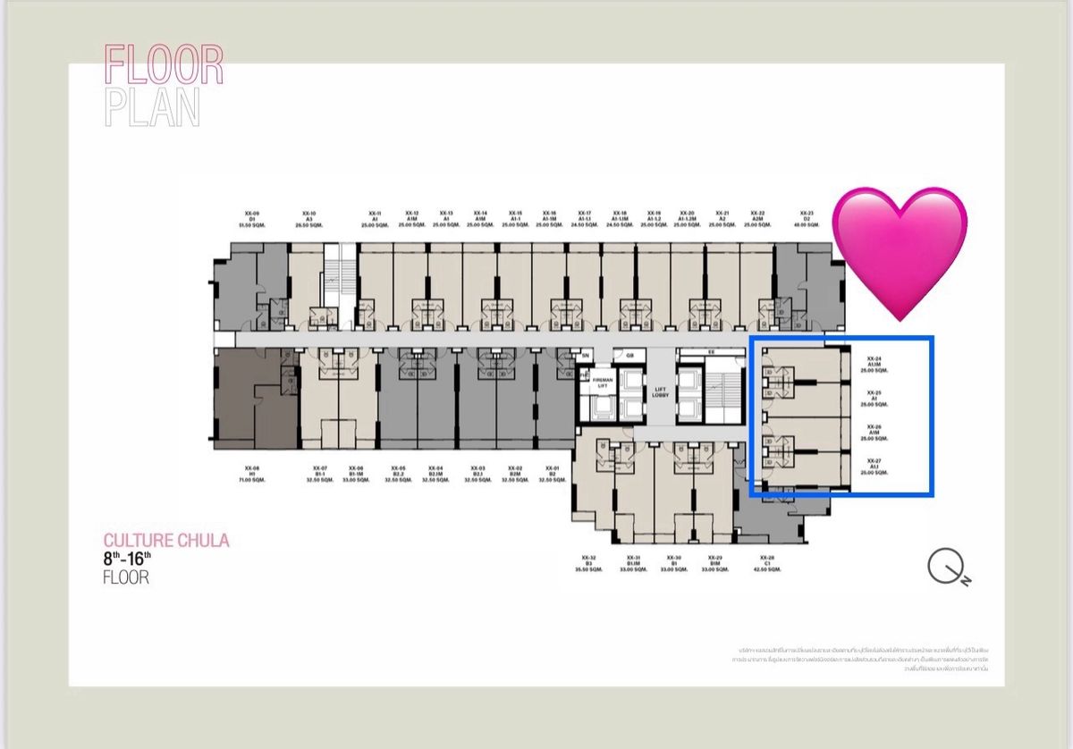 For SaleCondoSilom, Saladaeng, Bangrak : 1 bedroom, beautiful position, high floor, 20+, all rooms, near MRT Sam Yan and BTS Sala Daeng Tel. 062-339-3663