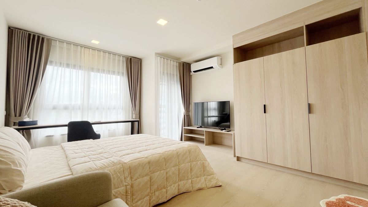 ให้เช่าคอนโดปทุมธานี รังสิต ธรรมศาสตร์ : 🎓 ปล่อยเช่าคอนโด Dcondo Shine Rangsit 1 Bedroom ใกล้ ม.ธรรมศาสตร์ รังสิต เดินทางง่าย วิวโล่ง เครื่องใช้ไฟฟ้าครบ พร้อมเข้าอยู่