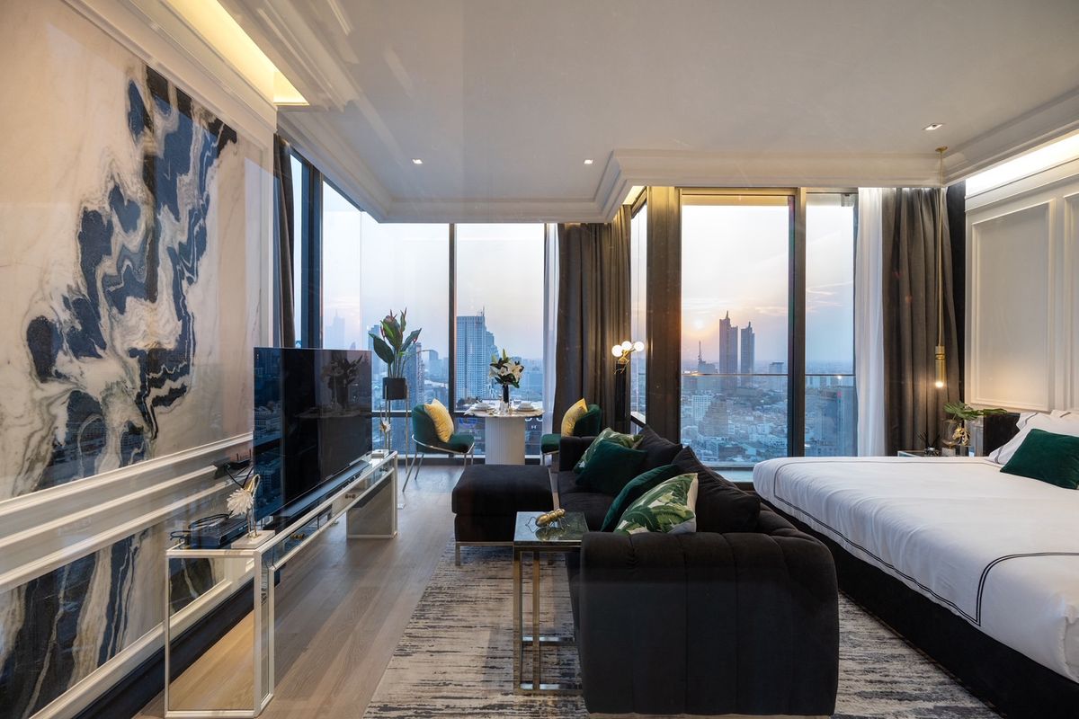 ขายคอนโดสีลม ศาลาแดง บางรัก : For rent Ashton Silom//1b1b//50 sq.m