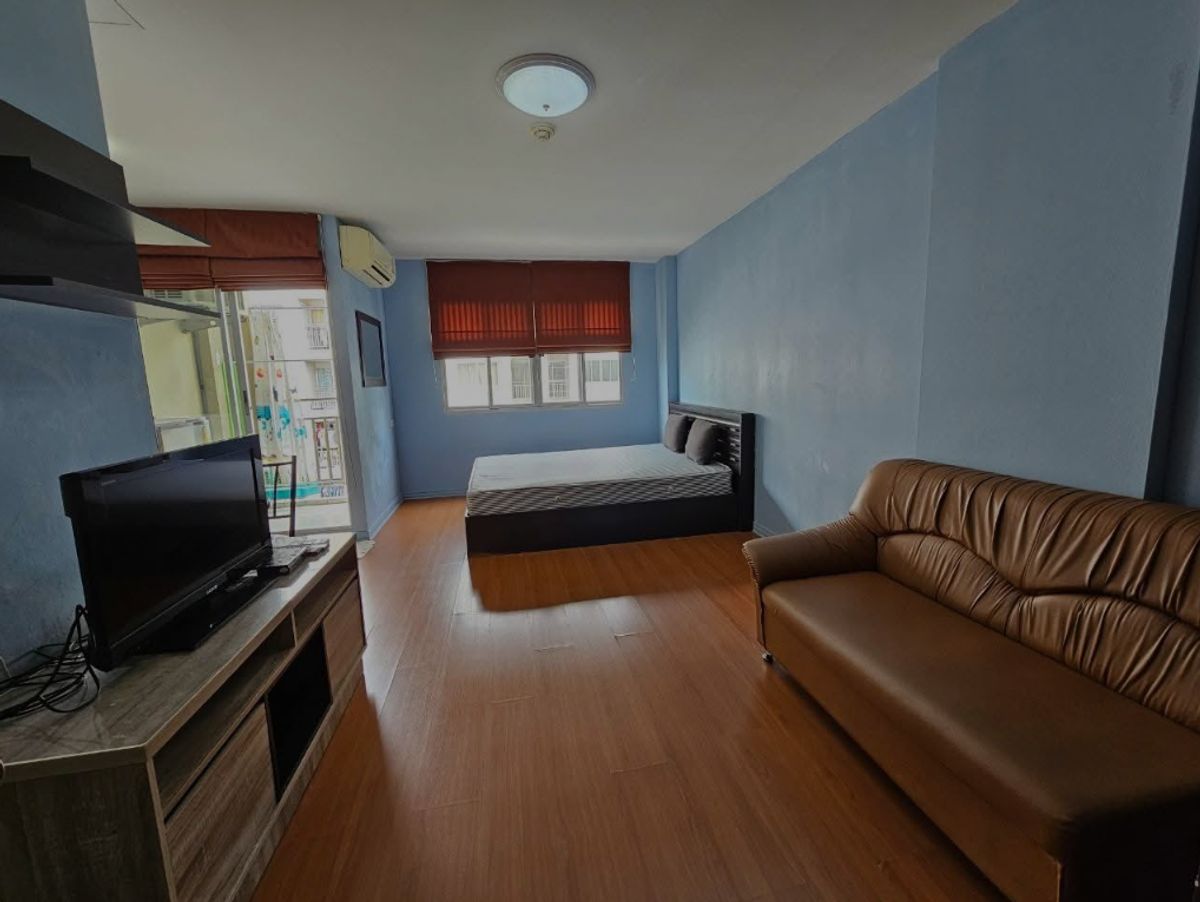 For RentCondoRamkhamhaeng, Hua Mak : For Rent LPN Bodin Ramkamhang TowerA1 FL6 new aircon great locale great rate with 7-11 near tesco garden pier 6000THB/mo