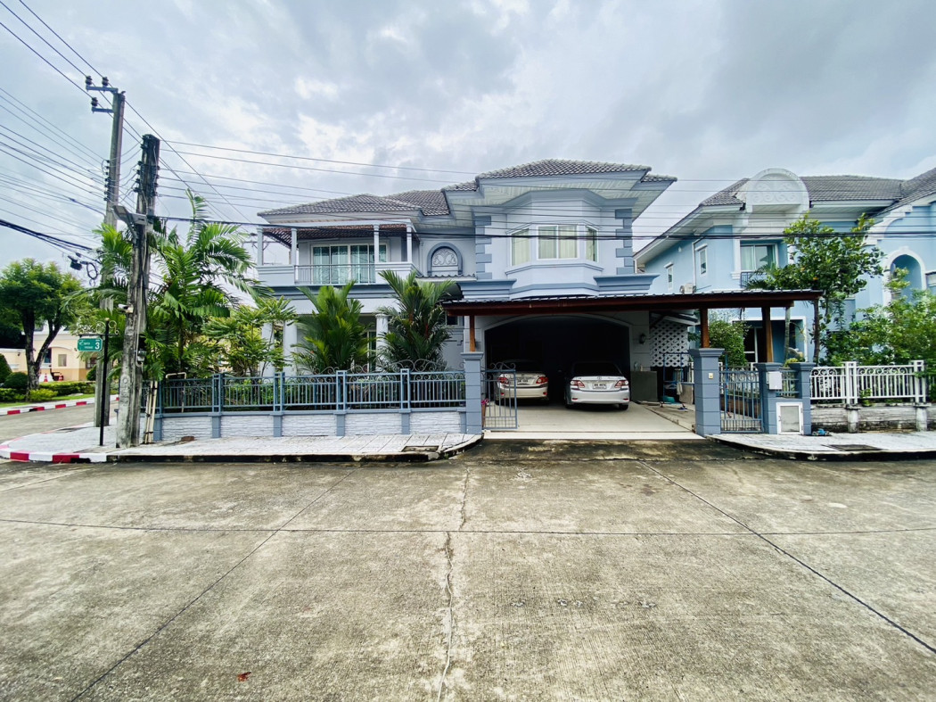 ขายบ้านลาดกระบัง สุวรรณภูมิ : ขาย บ้านเดี่ยว หลังมุม หมู่บ้าน ดิ ยูโรเปียน ทาวน์ พื้นที่ใช้สอย 240 ตรม. เนื้อที่ 82 ตร.วา