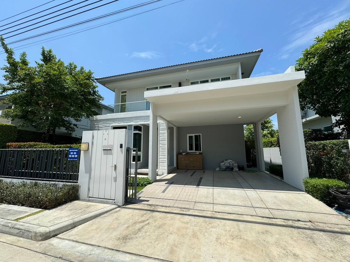 ให้เช่าบ้านลาดกระบัง สุวรรณภูมิ : ให้เช่า บ้านเดี่ยว 2 ชั้น โครงการ มัณฑนา บางนา-วงแหวน