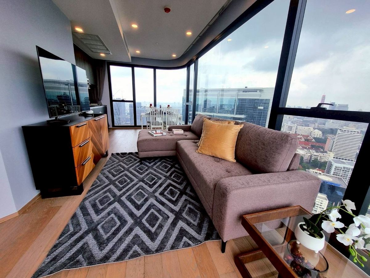 For RentCondoSiam Paragon ,Chulalongkorn,Samyan : Ashton Chula - Silom 35 sqm. 2 bedrooms, high class, beautiful view 65,000 baht