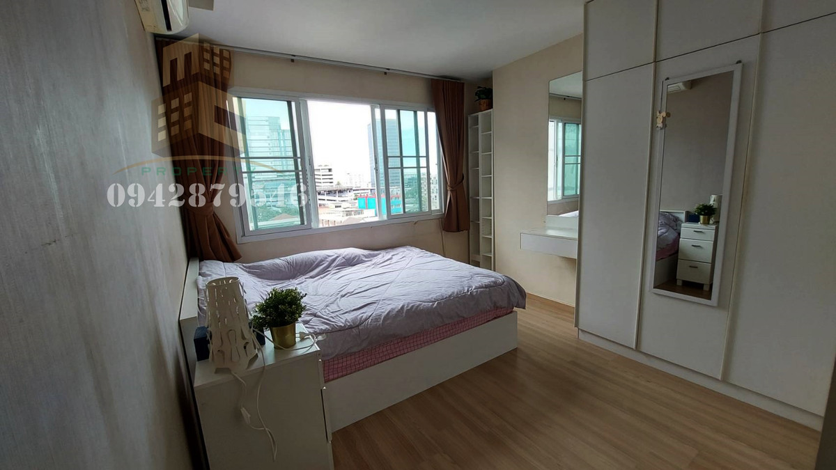 ให้เช่าคอนโดรัชดา ห้วยขวาง : ให้เช่า คอนโดเมเปิลแอทรัชดา ชั้น 8 ฟรีไวไฟ คฟฟ ครบ ใกล้ mrt รัชดา พร้อมเข้าอยู่ 6 ม.ค. 69