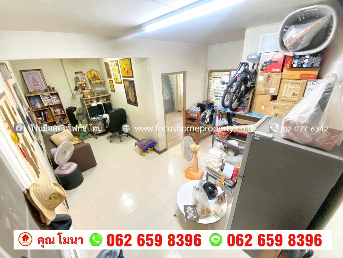 ขายคอนโดแจ้งวัฒนะ เมืองทอง : ขาย เอื้ออาทร วัดกู้ 2 ห้องมุม อาคาร 71 ชั้น 1