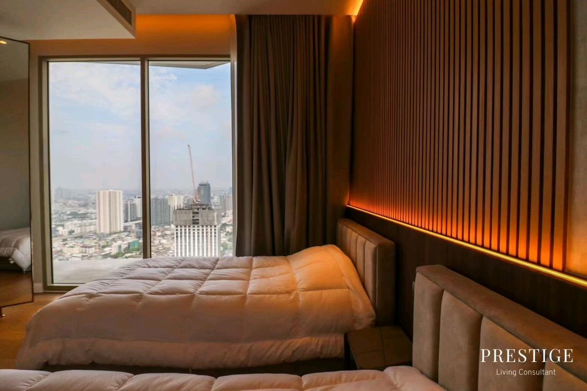 CondoWongwianyai, Charoennakor : 📌For RENT & SALE rental and sale | Magnolias Waterfront Residences - 2BR (103 SQM) 150,000 THB