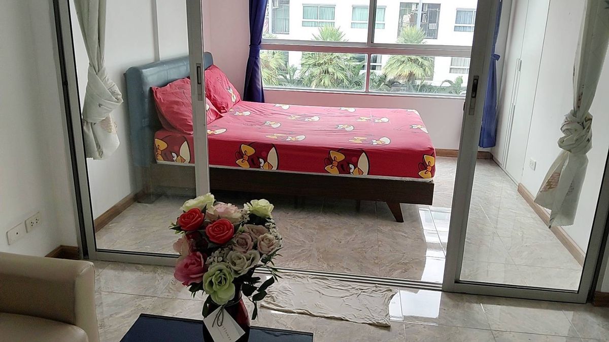 For RentCondoRamkhamhaeng, Hua Mak : A1060768 Condo for Rent Knightsbridge Collage Ramkhamhaeng, 22 sq.m. Studio room, 9th floor