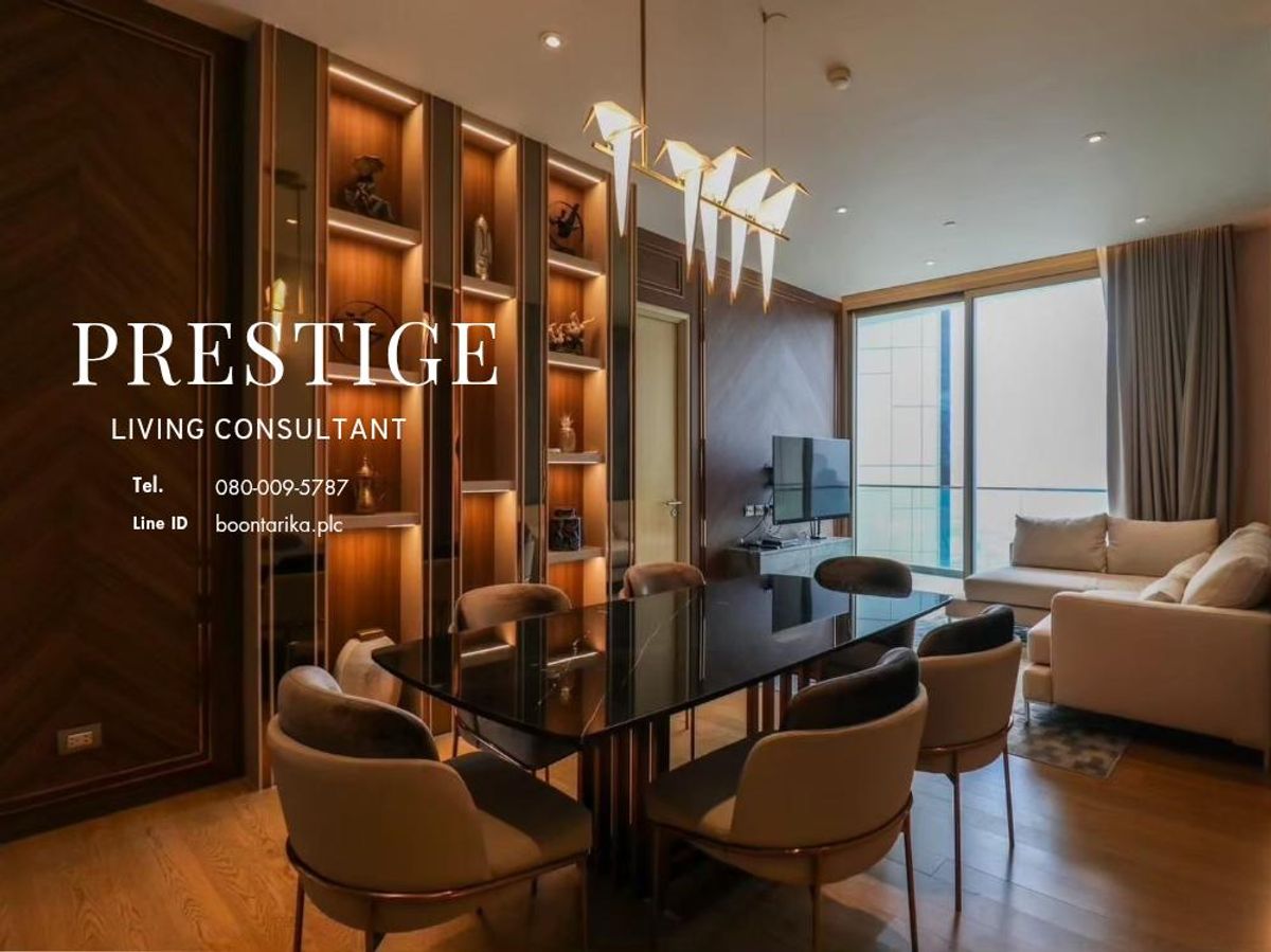 คอนโดวงเวียนใหญ่ เจริญนคร : 📌For RENT & SALE เช่า และ ขาย | Magnolias Waterfront Residences - 2BR (103 sqm) 150,000 THB