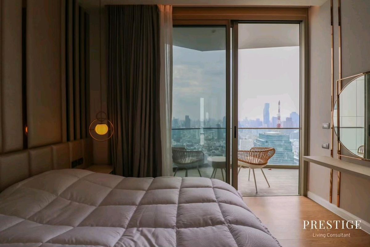 CondoWongwianyai, Charoennakor : 📌For RENT & SALE rental and sale | Magnolias Waterfront Residences - 2BR (103 SQM) 150,000 THB