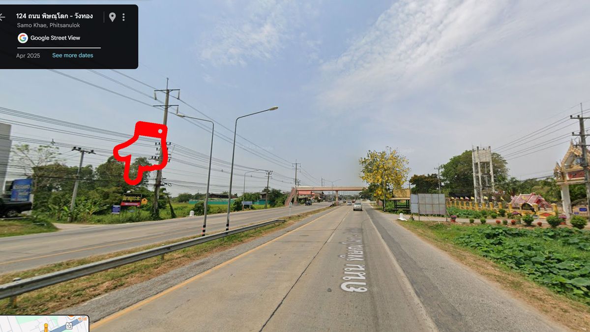 ขายที่ดินพิษณุโลก : ที่ดินสวย ต.สมอแข อ.เมืองพิษณุโลก ติดถนนสาธารณะสองด้าน