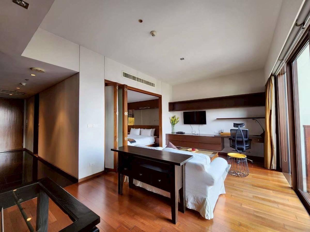 ให้เช่าคอนโดวิทยุ ชิดลม หลังสวน : ให้เช่าคอนโดดีไซน์สวย Hansar Residence Rajdamri 1 Bedroom 1 Bathroom 