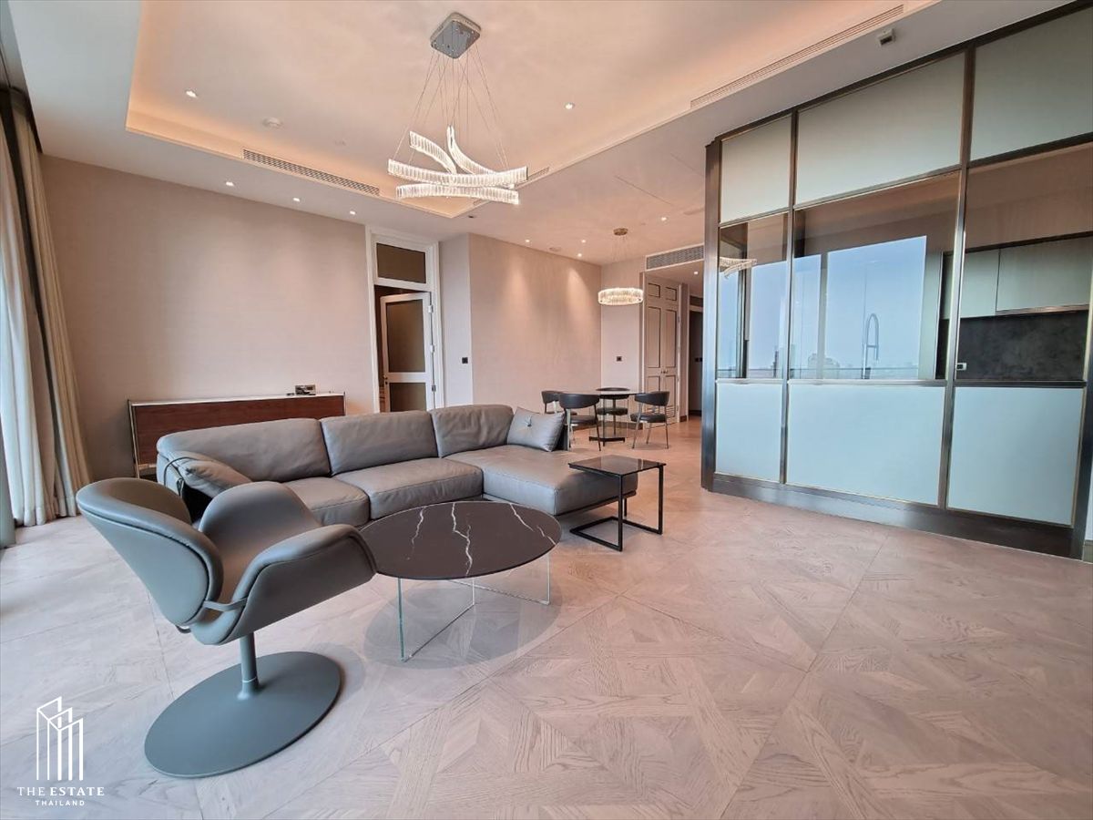ให้เช่าคอนโดวงเวียนใหญ่ เจริญนคร : Best Price!! ให้เช่าคอนโดหรู The Residences At Mandarin Oriental Bangkok ชั้นสูง 20+ ห้องมุม ทิศใต้ ตกแต่งสวยครบ ราคา@270,000 Baht