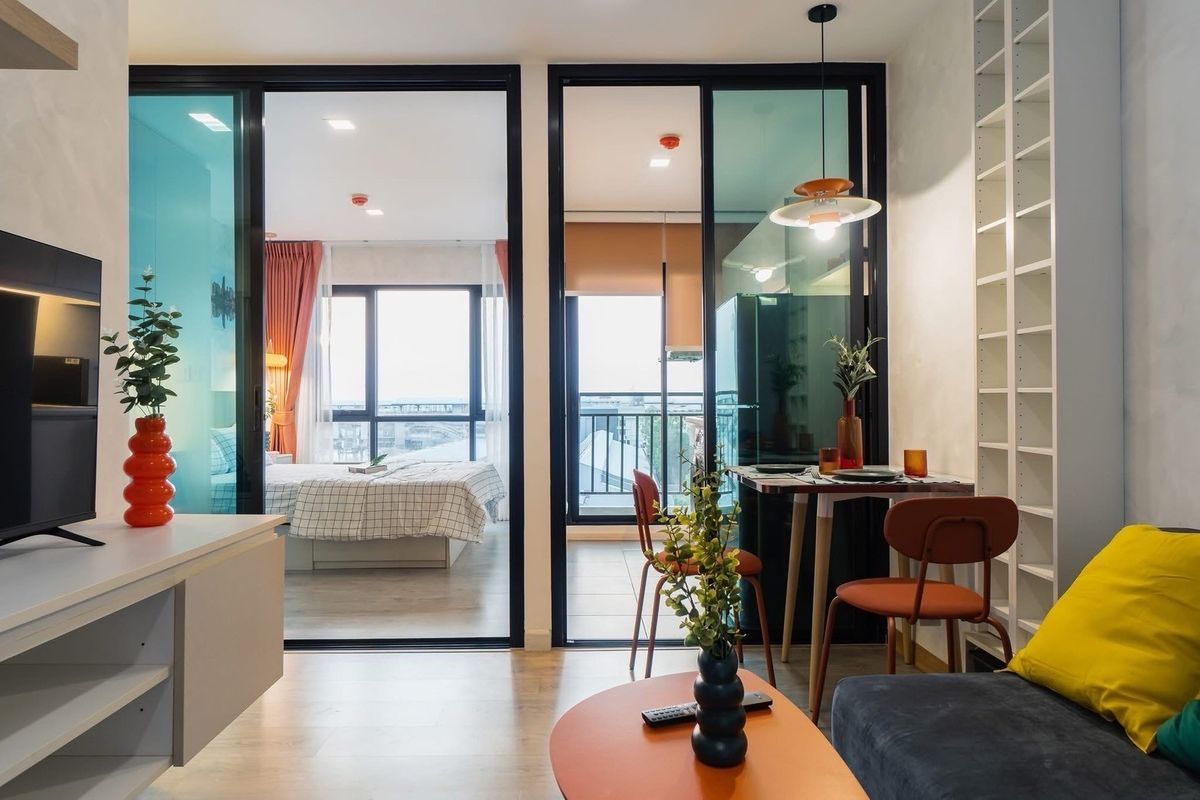 For SaleCondoSamut Prakan,Samrong : Condo for sale, Poss Sukhumvit 115, near BTS, Grandfather Chao, beautiful room, complete with