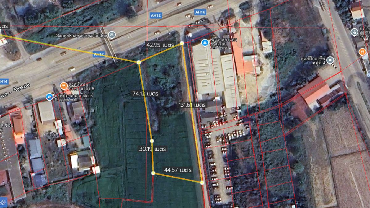 ขายที่ดินพิษณุโลก : ที่ดินสวย ต.สมอแข อ.เมืองพิษณุโลก ติดถนนสาธารณะสองด้าน