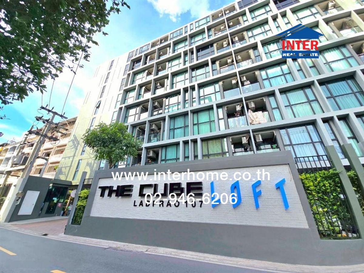 For SaleCondoLadprao101, Happy Land, The Mall Bang Kapi : Condominium 28.45 sq.m. The Cube Loft Ladprao 107 Soi Lat Phrao 107 Lat Phrao Soi 107 Road, Bang Kapi District, Bangkok