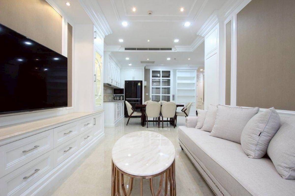 For RentCondoWitthayu, Chidlom, Langsuan, Ploenchit : ● Noble Ploenchit ● | 70k | 92.61 SQ.M | 2 Bedrooms 2 Bathroom | Fully Furnished