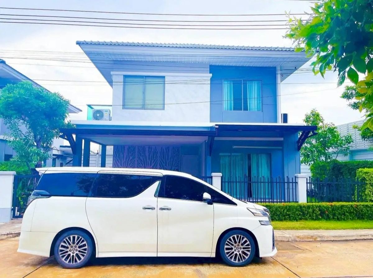 ให้เช่าบ้านพระราม 5 ราชพฤกษ์ บางกรวย : ให้เช่า บ้านเดี่ยว หลังริม ติดโรงเรียนนานาชาติ SISB เข้า-ออก ได้ทั้งทาง ถนน345 และถนนชัยพฤกษ์ ซอยหอการค้า